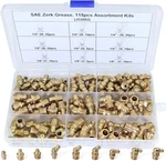 115pcs 1/4 1/8 Hydraulic Grease Brass Zerk Fitting Sae Standard. Fixed Price $37.35.