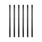 Geilspace 6 Pack 3/4" X 48" Pre-cut Black Metal Pipe, Industrial St... Fast Ship. Fixed Price $76.31.