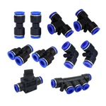 Metalwork Plastic 6mm Od Push To Connect Fittings Pneumatic Kit 2 Sp.... Fixed Price $18.40.
