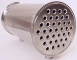 Condenser Tri Clamp 6 Inch X 12 In. &(37) 1/2 Tubes (2) Fnpt Ss304. Fixed Price $1519.48.