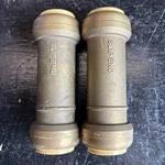 2x Sharkbite 1" Push-to-connect Brass Slip Coupling Fittings. Fixed Price $29.00.