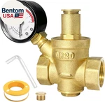 Water Pressure Regulator, 3/4 Inch Npt Thread Dn20, Heavy Duty Brass Lead-free B. Fixed Price $55.28.