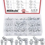 Hilitchi 123pcs Metric Hydraulic Zerk Grease Fittings Assortment Kit (. Fixed Price $19.99.