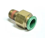 Parker W68plp-8-4, Male Connector, Straight, 1/2" Tube Od X 1/4" Npt, Brass, Usa. Fixed Price $11.99.