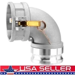 Type Da Cam And Groove Hose Fitting, 90 Degree Elbow, 4" Femalex Male Camlock. Fixed Price $50.00.