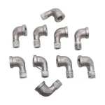 Lot Of 10 Usa Industrials Zusa-pf-6723 Elbow Fitting, 1/4in Npt Male To Female. Fixed Price $35.00.