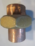 New Elkhart Epc 1" X Union Copper + Brass Coupler Coupling Pipe Fitting Cxc. Fixed Price $19.95.