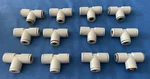 Legris 3104 60 00 Union Tee 3/8" Fitting 12 Pc Lot. Fixed Price $19.99.