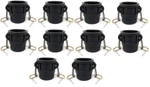 (10 Pack) 1-1/4" Poly Type D Camlock Female Coupler X Npt Polypropylene. Fixed Price $89.95.