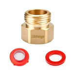 Litorange 1 Pack Lead-free Hose Bib Adapter, 1-1/16" Fine Pack, Brass. Fixed Price $15.91.