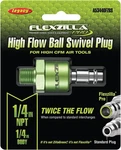 Flexzilla Pro High Flow Ball Swivel Plug, 1/4" Body, Mnpt - A53440fzbs. Fixed Price $9.99.