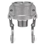 Usa Industrials Cam And Groove Fitting, 304ss, B, 3/4" Coupler X Male Npt. Fixed Price $36.99.