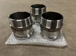 3x 3" Male Adapter X Npt Type F 316 Stainless Steel Cam & Groove Fitting. Fixed Price $160.00.