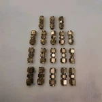 Lot Of 18 - Brennan 3/8" S/s Straight Instrumentation Union N2403-06-06-ss. Fixed Price $105.00.