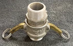 Kamlok Coupling Coupler 633b 1 1/2" 316ss W/ Dixon F150 Male Assembly. Fixed Price $14.99.