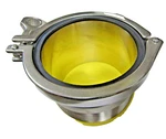 New Sanitary Sanitube 4" Tri Clamp To Male Pipe Npt 316 Stainless. Fixed Price $134.99.