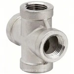 Guardian Worldwide 400x111n040 Threaded Cross Pipe Fitting 4" Mfgd. Fixed Price $218.98.