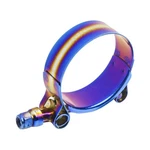 Tbolt Hose Clamp Adjustable Stainless Steel Titanium Blue Diameter 1.75.... Fixed Price $13.88.