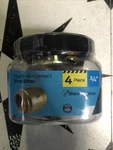 Sharkbite Ur518j4, 4-pack, Brass End Stops, 3/4" , Push-to-connect. Fixed Price $15.00.
