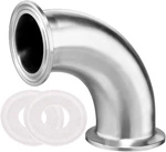 Beduan Elbow 90 Degree 1-1/2" Tube Od Stainless Steel 38mm, Silver. Fixed Price $17.58.
