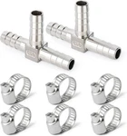 Taisher 2pcs 304 Stainless Steel 1/2" X 1/2", Silver. Fixed Price $22.17.