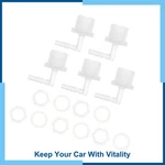 3/16" Hose Id G1/2 Male Npt Elbow Barb Connector Pp Clear. Fixed Price $16.49.