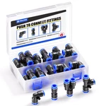Tailonz Pneumatic 3/8 Inch Od Push To Connect Fittings Kit.... Fixed Price $22.00.