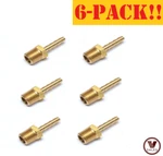6-pack! New!! 3/16"x1/4" Brass Male Npt Barb Hose Straight Fitting 125-3b. Fixed Price $45.31.