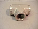Parker 1" Npt Female Tee Zinc Plated Steel Pipe Fitting. Fixed Price $23.63.