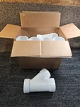 (qty 10)nibco 4810 4" H X Pvc 45 Wye Tee Sched 40 Pipe, White K091050. Fixed Price $119.67.
