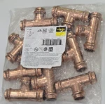 Viega 77387 Propress Tee -copper " X Zero Lead Fitting Bag Of 10. Fixed Price $90.91.