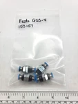 (pack Of 4) Festo Qss-4 Push-in Bulkhead Connector, 153157, 0276g. Fixed Price $19.95.
