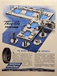1944 Watson Stillman Co Roselle Nj Print Ad - Hydraulic Equipment Fitting Valves. Fixed Price $18.77.