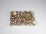 *lot Of 50* Parker 62c-4 Union Brass Compression Fitting 1/4" Tube - New Surp.... Fixed Price $100.00.