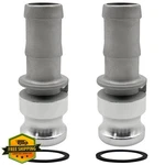 Bitotu 2" Aluminum Cam And Groove Hose Fitting Type E, 2 Gaskets (2 Pcs). Fixed Price $27.99.