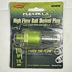 Legacy A53440fzbs Flexzilla High Flow Ball Swivel Plug 1/4 Body 1/4m Open Box. Fixed Price $10.99.