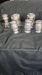 7pc Seal Fast Inc. Camlock Fittings & 5 ,1.5in 5, 2in Gaskets Bundle. Fixed Price $100.00.