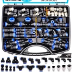 Bemaka 53pcs Quick Connect Air Hose Fittings Kit, Push To 1/8",1/4",3/8",1/2". Fixed Price $50.70.