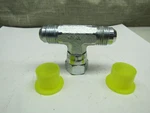 Parker 6 S6x-s Triple-lok Hydraulic Tee, 3/8" Flare X Swivel. Fixed Price $14.00.